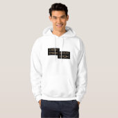 Dee Dee Warwick Black Brown Mannen Hoodie (Voorkant volledig)