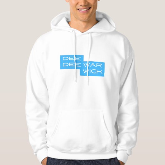 Dee Dee Warwick Blue Mannen Hoodie (Voorkant)
