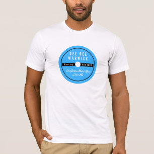 Dee Dee Warwick Blue Vinyl Mannen T-Shirt
