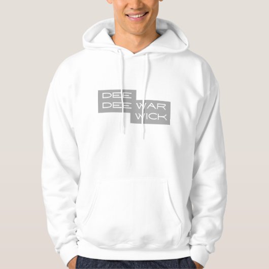 Dee Dee Warwick Gray Mannen Hoodie (Voorkant)