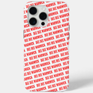 Dee Dee Warwick Red iPhone 14 Pro Max Hoesje