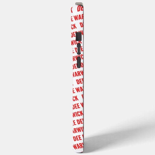 Dee Dee Warwick Red iPhone 14 Pro Max Hoesje (Achterkant / Links)