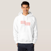 Dee Dee Warwick Roze Mannen Hoodie (Voorkant volledig)