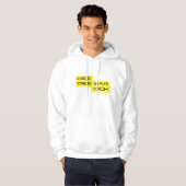 Dee Dee Warwick Yellow Black Mannen Hoodie (Voorkant volledig)