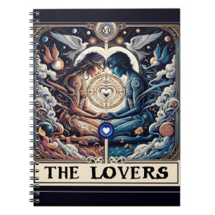 DEE GELIEFDE Tarot Hemelse Man & Vrouw Soulmates Notitieboek