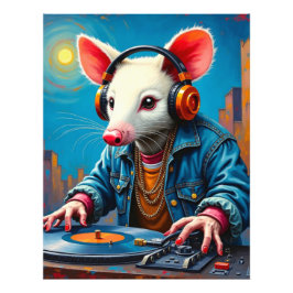 DEE JAY OPOSSUM 3 FOTO AFDRUK