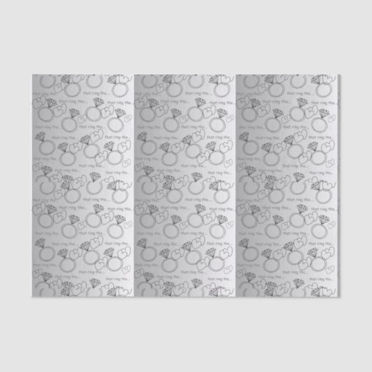 DEE ring THO.......Tissue Paper Tissuepapier (Voorkant)