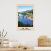 Dee Valley AONB Travel Poster (Keuken)