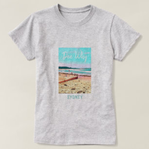 Dee Waarom het strand van Sydney Australië reizen T-shirt