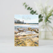 Dee Waarom retro van Sydney Northern Beaches Briefkaart (Staand voorkant)