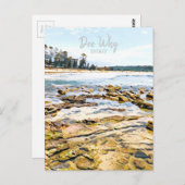 Dee Waarom retro van Sydney Northern Beaches Briefkaart (Voorkant / Achterkant)