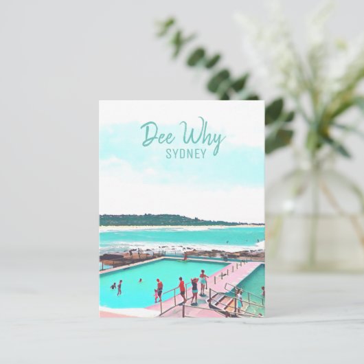 Dee Why Northern beaches sydney Briefkaart (Staand voorkant)