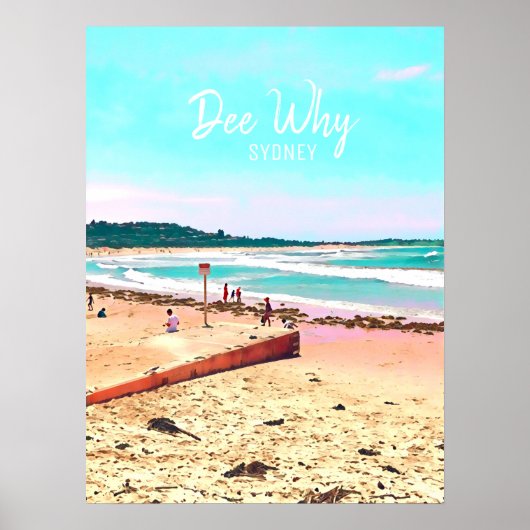 Dee Why Northern beaches sydney Poster (Voorkant)