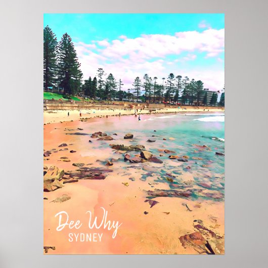 Dee Why Northern beaches sydney Poster (Voorkant)