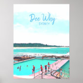 Dee Why Northern beaches sydney Poster (Voorkant)