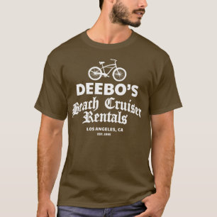 Deebos Beach Cruiser Rentals Los Angeles CA Est 19 T-shirt