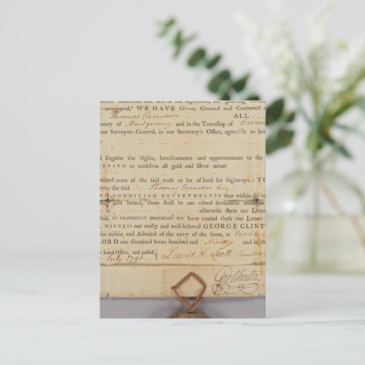 Deed, New York Briefkaart (Staand voorkant)