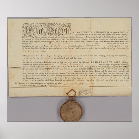 Deed, New York Poster (Voorkant)