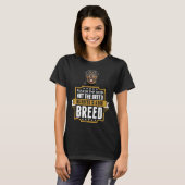 Deed niet het ras Rottweiler hond T-shirt (Voorkant volledig)