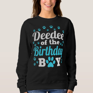 Deedee van de verjaardag Boy Dog Paw Day Party Cel Trui