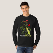 Deedeesaurus Deedee Tyrannosaurus Dinosaur Baby T-shirt (Voorkant volledig)