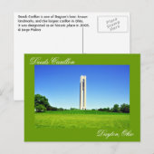 Deeds Carillon, Dayton, Ohio, VS Briefkaart (Voorkant / Achterkant)