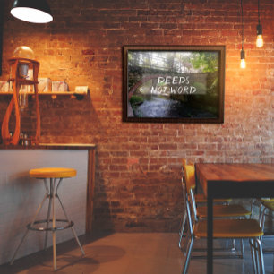 Deeds geen woord inspirerend proverb poster