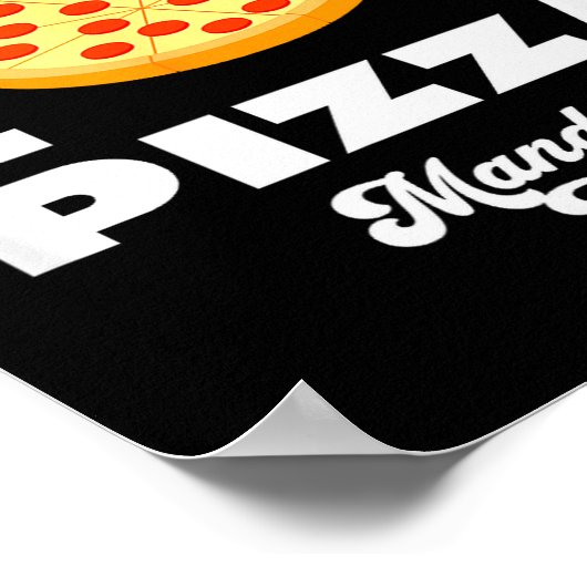 Deeds Zza - Man Falls  Poster (Hoek)