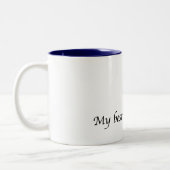 Deefa-hond - Mijn beste vriend is een Beagle Tweekleurige Koffiemok (Links)