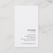 Deeg Chef Baking Whisk Modern Catering Visitekaartje (Achterkant)