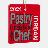 Deeg Chef Extraordinaire CUSTOM Keramisch Ornament (Rechts)