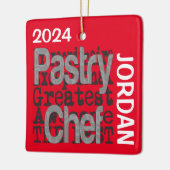 Deeg Chef Extraordinaire CUSTOM Keramisch Ornament (Links)