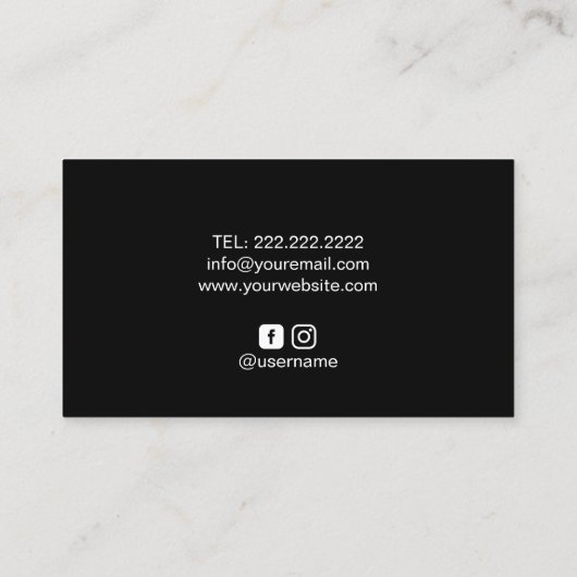 Deeg Chef Whisk Logo Moderne Confetti Visitekaartje (Achterkant)