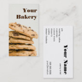Deeg dessert Baking Business Marketing Visitekaartje (Voorkant / Achterkant)
