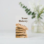 Deeg dessert Baking Business Marketing Visitekaartje (Staand voorkant)