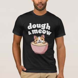 Deeg en miauw t-shirt