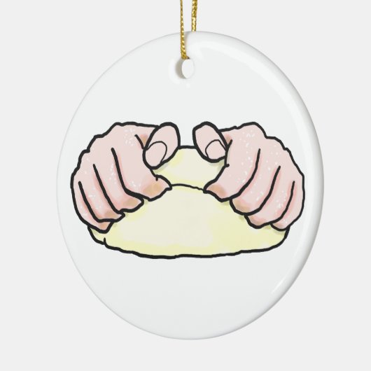 deeg keramisch ornament (Links)