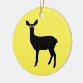 Deeg met koplampen keramisch ornament (Links)