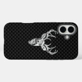 Deeg op afdruk van koolstofvezel Case-Mate iPhone case (Achterkant (horizontaal))