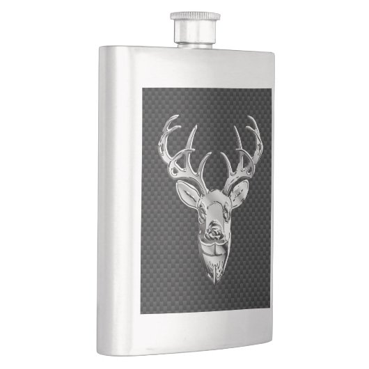 Deeg op afdruk van koolstofvezel flacon (Rechts)