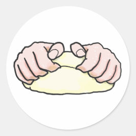 deeg ronde sticker