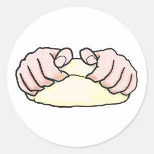 deeg ronde sticker