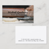 Deeg uitrollen | Rolling Pin and Flour Visitekaartje (Voorkant / Achterkant)