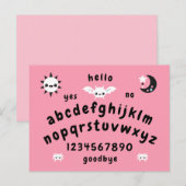 Deegels Gothic Mystical Talking Board Briefkaart (Voorkant / Achterkant)