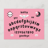 Deegels Gothic Mystical Talking Board Briefkaart (Voorkant)