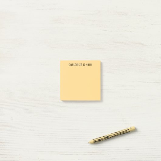 Deeggeel/oranje Post-it® Notes (Op bureau)