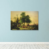 Deegland Canvas Afdruk (Insitu (Houten vloer))