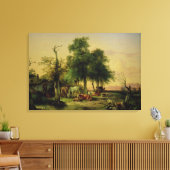 Deegland Canvas Afdruk (Insitu (Woonkamer))