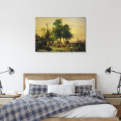 Deegland Canvas Afdruk (Insitu (Slaapkamer))