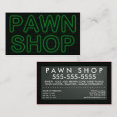 deegplaats : elektrisch groen teken visitekaartje (Voorkant / Achterkant)